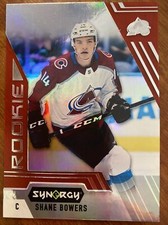 20-21 UD Synergy Hockey Rookie Bounty Code 108 Shane Bowers