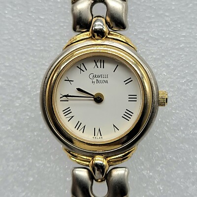 Caravelle By Bulova Women Watch 22mm Round Dial Two Tone