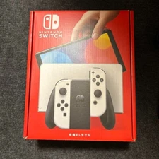 New Nintendo Switch OLED 64GB WHITE Joy Cons Newest Game Console