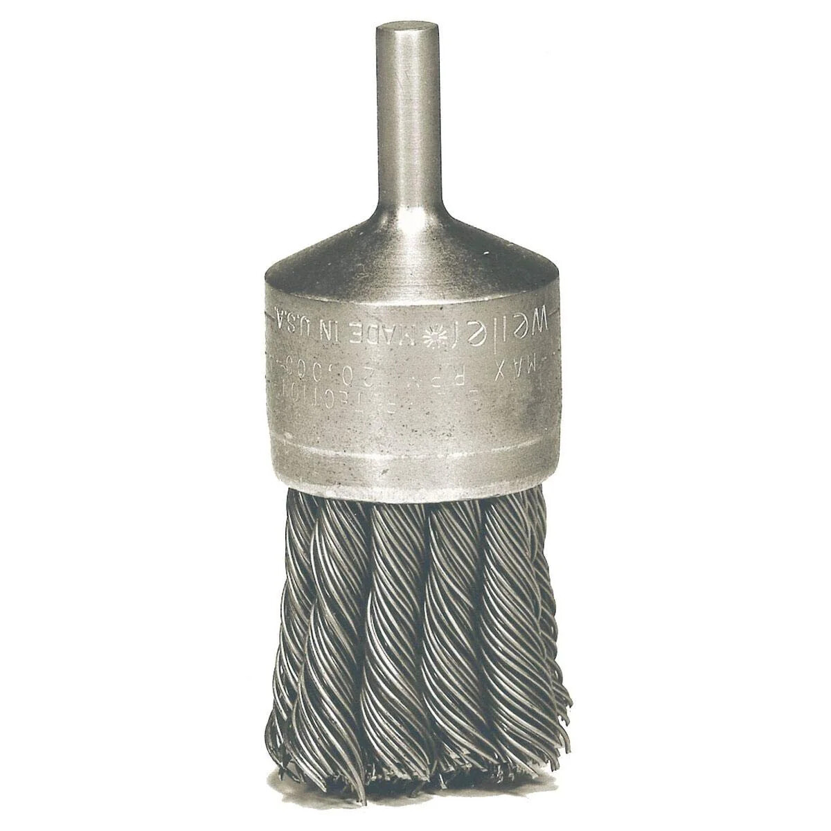 Weiler 10027 1-1/8 Inch Steel Knot Wire End Brush