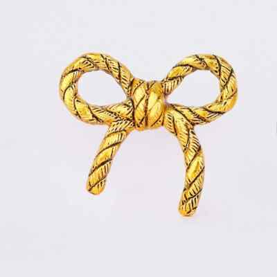gold bow dresser knobs SHENGDING Pulls for Drawers Solid Bow Cabinet Bow for Bow Drawer Pulls Decorative Handle Kitchen Cabinet Knobs Dresser Drawer Hardware (4 Pieces) Versatile and stunning Dresser glow-up  recently found