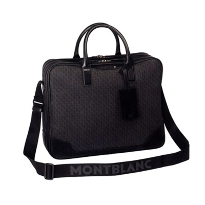 Montblanc NFL Signature Double Gussets Document Case / Briefcase #106752