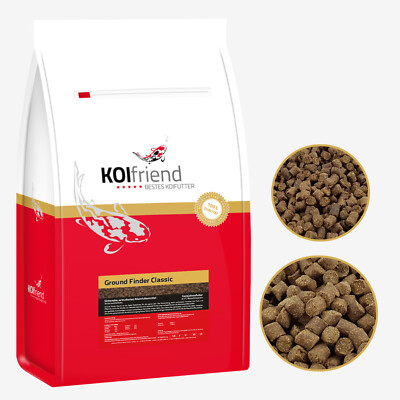 Koifutter Ground Finder Classic 10 kg 3-6 mm Koi Ganzjahresfutter Winter sinkend