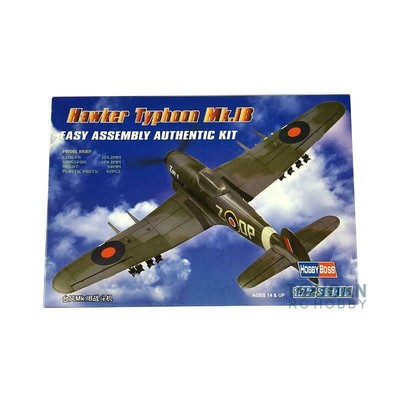 1/72 Trumpeter Scale Hawker Typhoon Fighter Mk.IB Bomber Static Model 80232