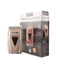 Gold Andis Profoil Lithium Plus 17225 Cordless Hair Shaver Barbers Cleaning trim