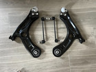 FOR FORD FIESTA  MK 7  2008-TWO FRONT LOWER WISHBONE SUSPENSION ARMS TWO LINKS 