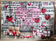 Valentine's Day Photo Backdrop Party Photo Banner Large New