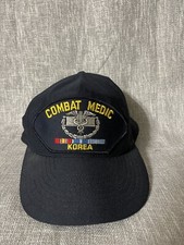 Combat Medic Korea Emblem Baseball hat Adjustable SnapBack Made In USA