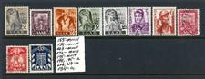 Saar Scott # 155, 159, 163, 172, 175 - MNH, 194, 195, 206,213, O34 - U (4-C242)