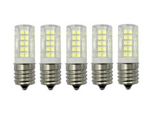 Bombilla LED Intermedia E17 64-2835 Lámpara Cerámica 5W 110V 120V C9 Luz