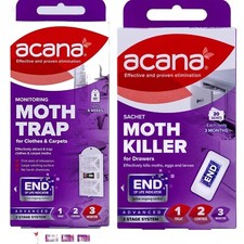 Acana Monitoring Carpet Moth Trap Refills Attracts And Traps Moths Carpet Kit