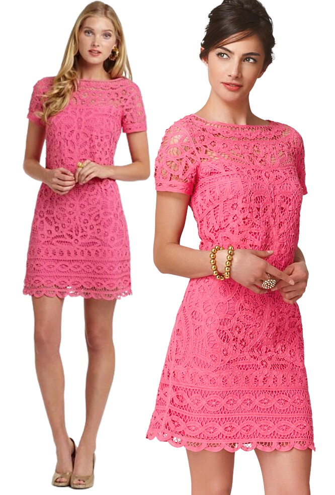 lilly pulitzer hot pink shift dress Lilly Pulitzer Little Lilly Classic Shift Dress
