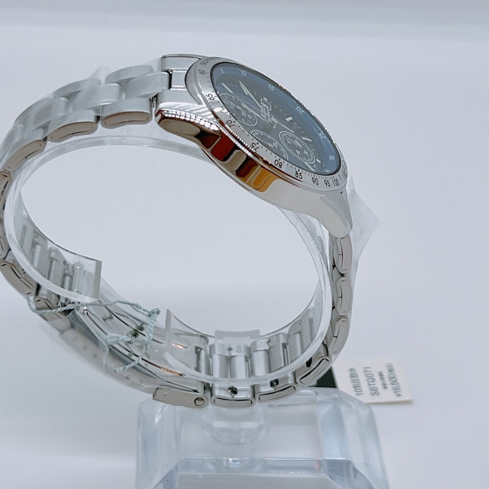 Seiko SBTQ071 Selection Chronograph Quartz Silver Blue From Japan