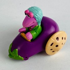 Fraggle Rock Monkey Character Toy Purple Wheeled Car 1988 McDonalds Meal Kids