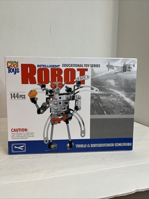 Totally Cool Toys Educational Toy Series Intelligent Robot DIY Kit (144 Pieces)