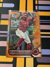 2022 Bowman Chrome Prospects Mega Box Orange Mojo Refractor /25 Michel Triana