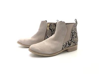 Marco Tozzi Damen Stiefel Stiefelette Ankle Boots Grau 42 (UK