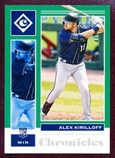 2021 Panini Chronicles Super Rare Green Parallel Alex Kirilloff #26 Rookie # 4/5