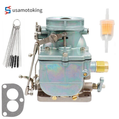 New Stromberg 97 Style 2-Barrel Carburetor - Speedway 9-Super-7, Natural Aluminum Finish