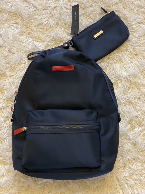 blue tommy hilfiger backpack