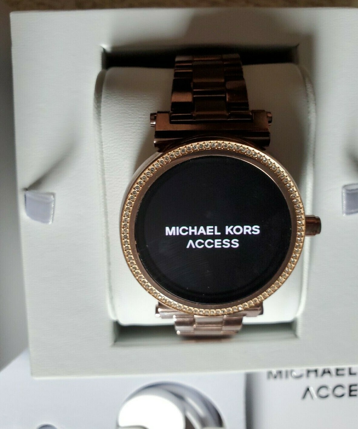 sofie pave sable tone smartwatch