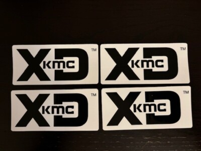 KMC WHEELS Racing Sticker Set 4pc Set Offroad Utv quad bitd ultra4 atv ...