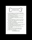 Bedlington Terrier "Rules" - Custom Matted - Dog Art Print : Gift