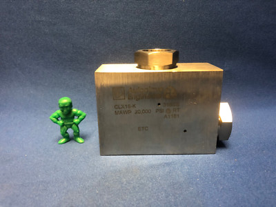 Parker Autoclave CLX16-K 1'' Medium Pressure Elbow Fitting MAWP 20,000 PSI