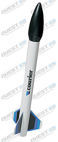 Quest Courier Model Rocket Kit - Level 2 Model Rocket Kit - #2011 | eBay