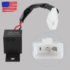 2 Pin 12V Electronic LED Flasher Relay Fix Motorcycle Turn Signal Lights Blinker