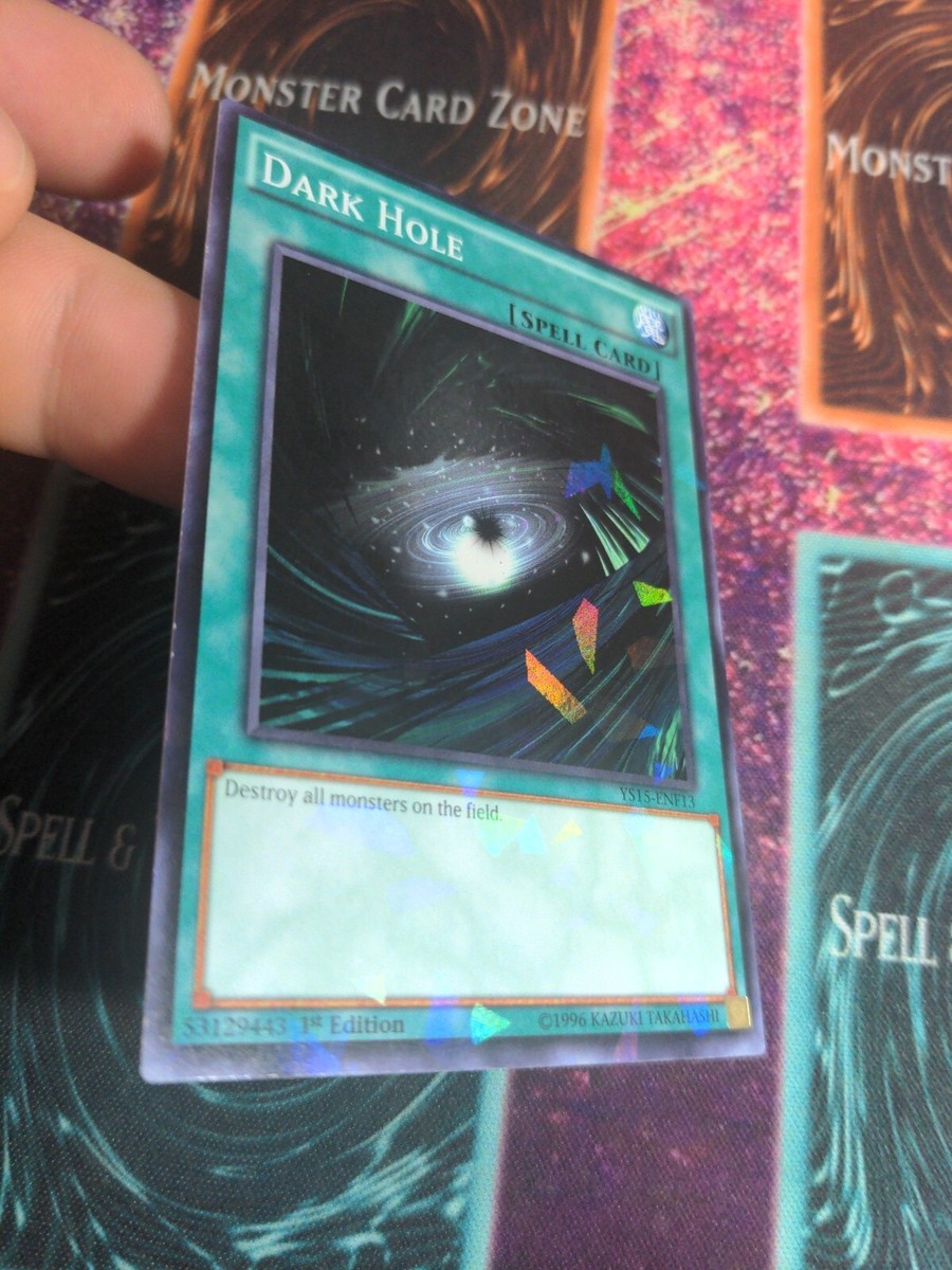 Yu-Gi-Oh! Dark Hole YS15-ENL14 1st Edition Shatterfoil NM | eBay