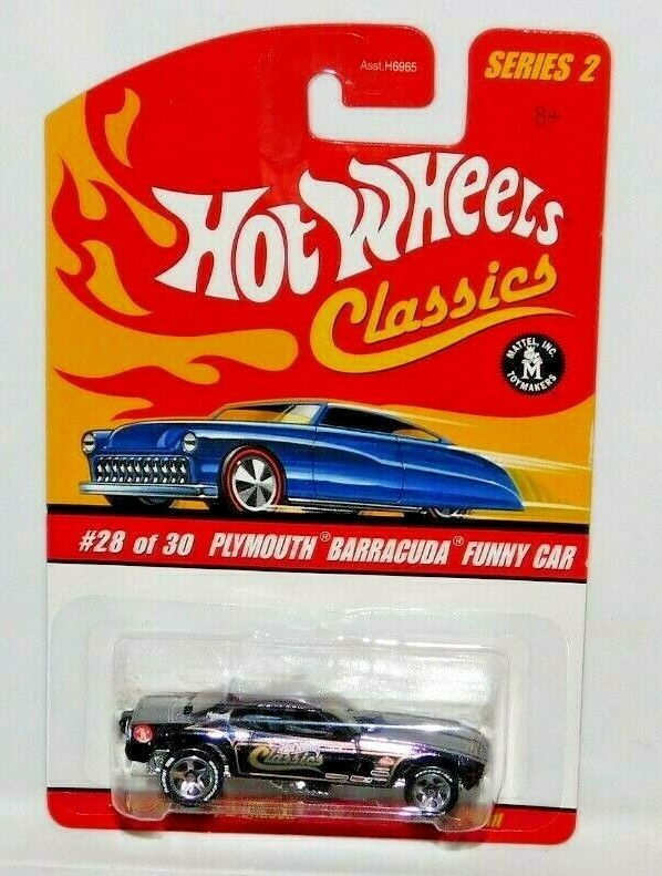 ミニカー Hot Wheels Plymouth Barracuda Funny Car Hot Wheels Series 8 NFTH Garage Plymouth Barracuda Funny Car