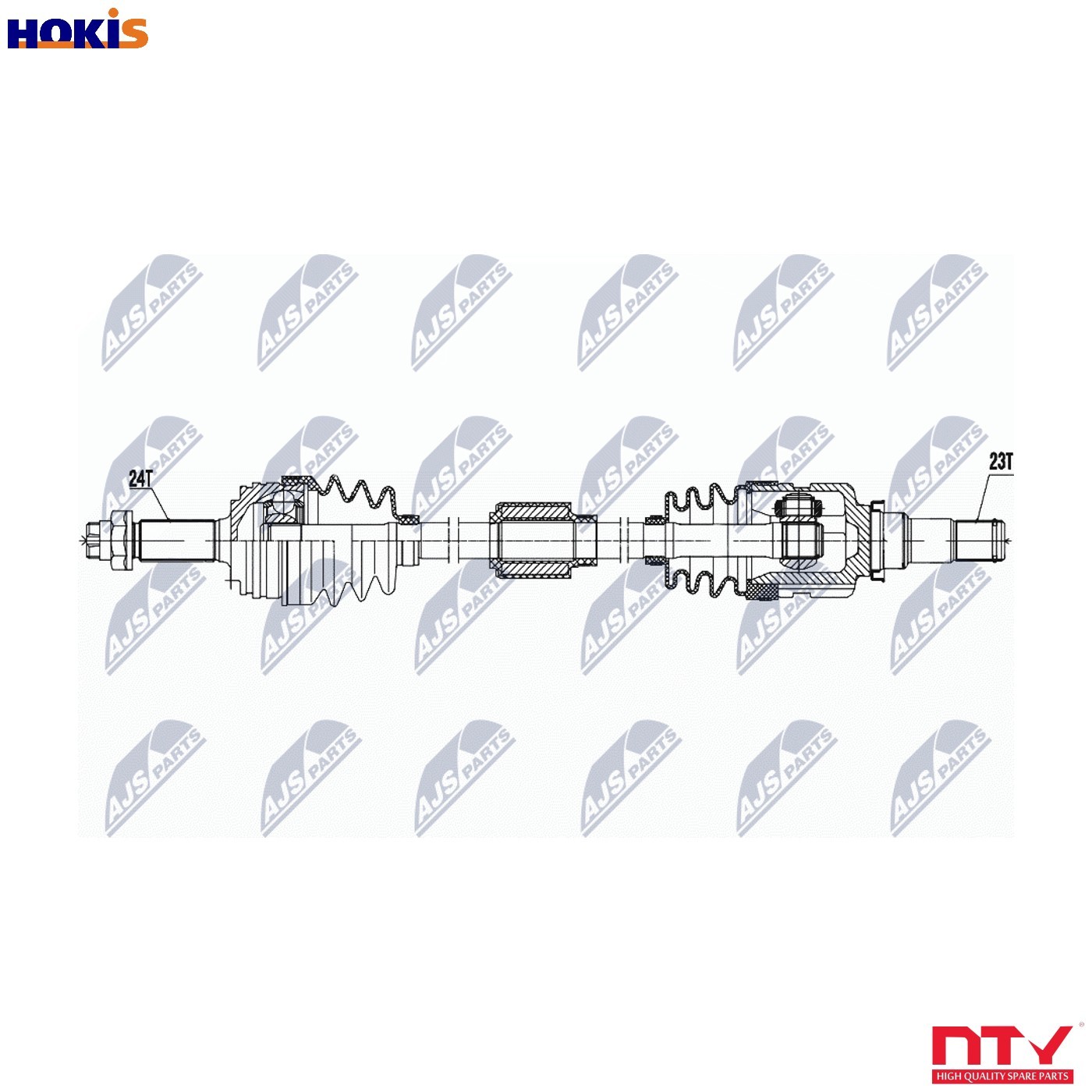 Nty Driveshaft For Toyota Aygo 05- Citroen C1 05- Peugeot 107 05 - Image 11