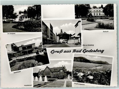 10330644 - 5300 Bad Godesberg Redoute Stadttheater Hauptbahnhof Stadtpark Bonn