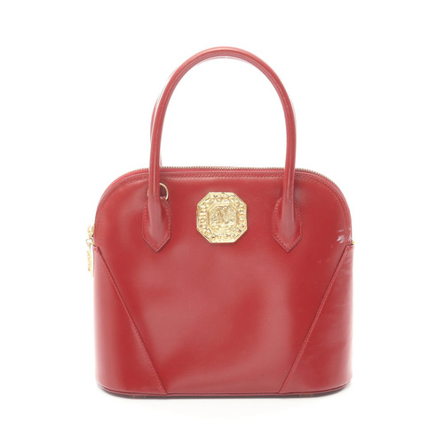 YVES SAINT LAURENT Handbag Red Leather #RCB3398