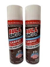 2 Cans (18 oz each) Horsepower Bull Shot Maximum Strength Carpet Stain Remover