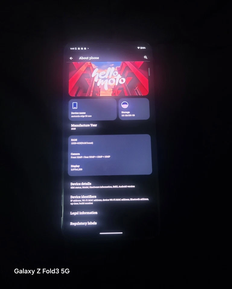 Motorola edge 50 neo - 256GB - Pantone Grisaille (Unlocked) (Dual SIM) - Image 4 of 4