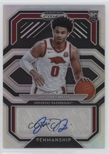 2021 Panini Prizm Draft Picks College Penmanship Silver Justin Smith Auto 0ud4