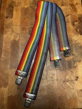 Vintage Rainbow Suspenders Robin William's Mork From Ork 2  