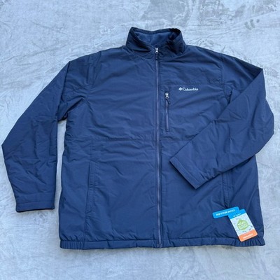 Columbia Big & Tall Northern Utilizer II Jacket Mens 2X Navy Blue New NWT