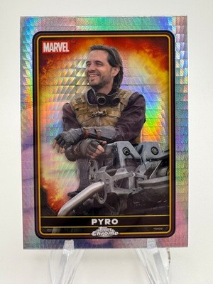 2025 Topps Chrome Deadpool PYRO Portrait Prism Refractor #25