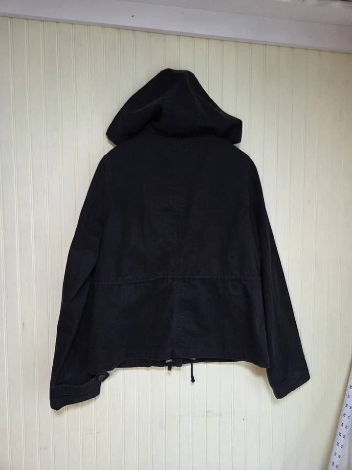 Prince & Fox Jacket Womens Large Hooded Utility Drawstring Parka Coat - Image 3 of 4