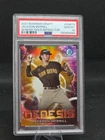 2021 Chrome Draft Jackson Merrill RC Genesis Gold Refractor 47/50 PSA 10 PADRES