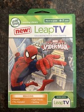LeapFrog LeapTV Marvel Ultimate Spider Man Video Game Reading Learning Sealed
