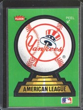 1988 Fleer - Team Stickers New York Yankees #NNO