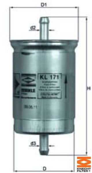 Knecht KL171 Kraftstofffilter Kraftstoffilter-image