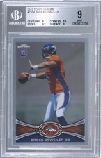 2012 Topps Chrome Brock Osweiler (Both Arms to the Side) #210 BGS 9 MINT 9t3