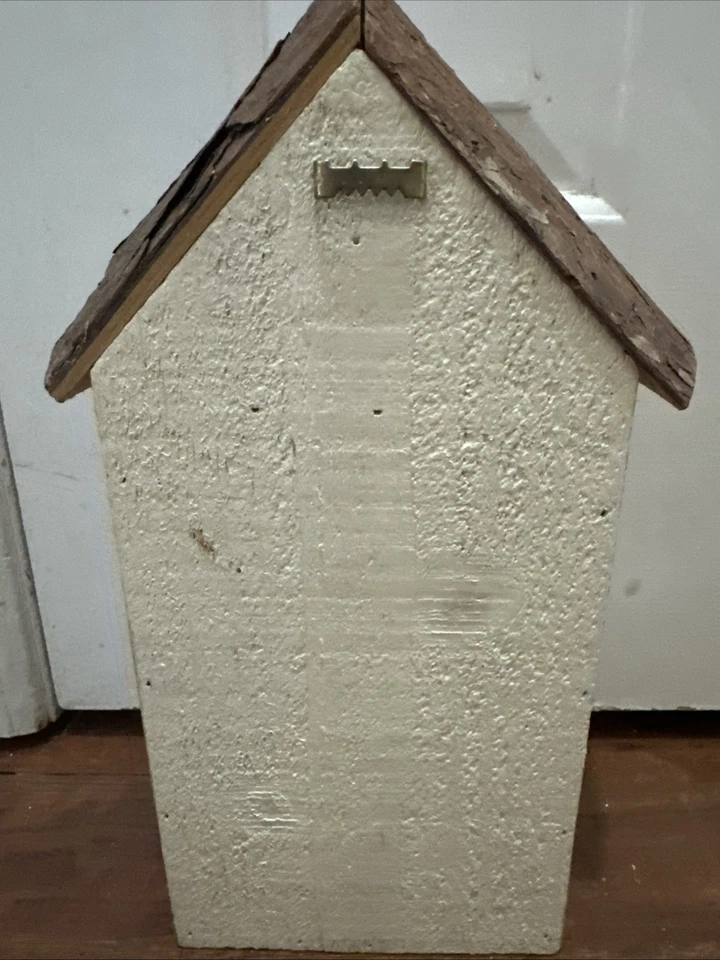 Caja de llaves de madera hecha a mano de colección colgante de pared lago loon campamento caza granero rústico Foto 3 de 3