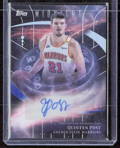 Quinten Post – 2025-26 Topps Midnight Basketball · Stroke of Midnight Autographs #SM-QP Quinten Post