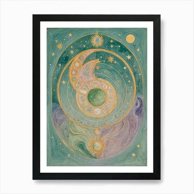 Spirit no1 Kunstdruck gerahmt Wandbild Poster Leinwanddruck Bild